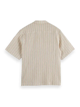 SCOTCH AND SODA Relaxed-Fit Seersucker Stripe Shirt at Gravity NYC
